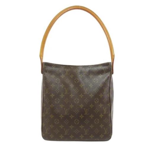 Louis Vuitton Vintage Pre-owned Canvas handvskor Brown, Dam