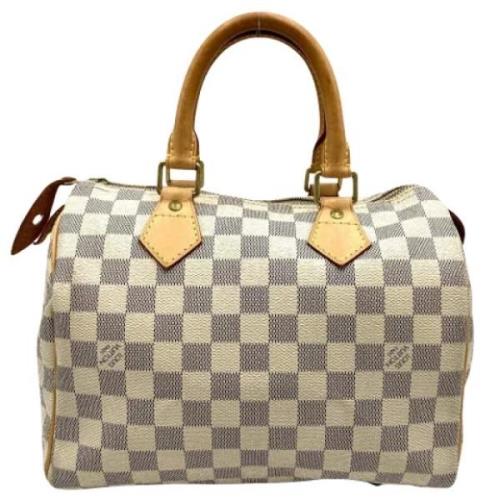 Louis Vuitton Vintage Pre-owned Canvas handvskor White, Dam