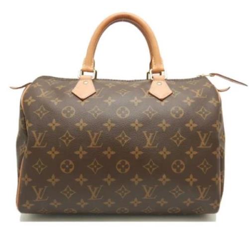 Louis Vuitton Vintage Pre-owned Canvas handvskor Brown, Dam