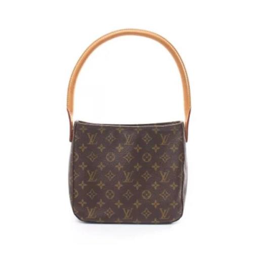 Louis Vuitton Vintage Pre-owned Canvas handvskor Brown, Dam