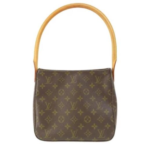 Louis Vuitton Vintage Pre-owned Canvas handvskor Brown, Dam