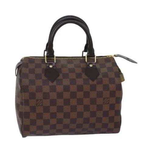 Louis Vuitton Vintage Pre-owned Canvas handvskor Brown, Dam