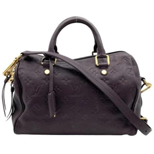 Louis Vuitton Vintage Pre-owned Laeder handvskor Purple, Dam