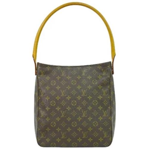 Louis Vuitton Vintage Pre-owned Canvas handvskor Brown, Dam