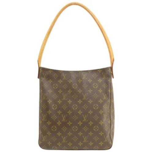 Louis Vuitton Vintage Pre-owned Canvas handvskor Brown, Dam