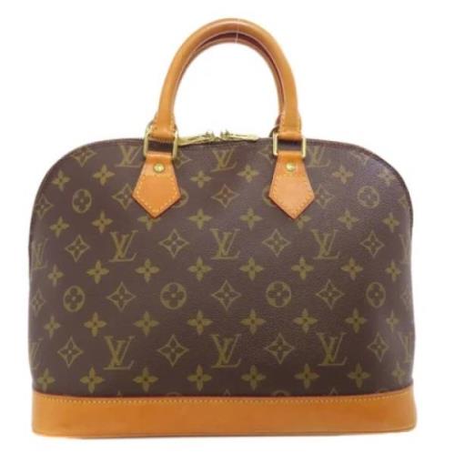 Louis Vuitton Vintage Pre-owned Canvas handvskor Brown, Dam