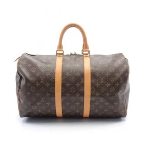 Louis Vuitton Vintage Pre-owned Canvas handvskor Brown, Dam