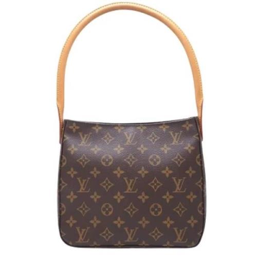 Louis Vuitton Vintage Pre-owned Canvas handvskor Brown, Dam