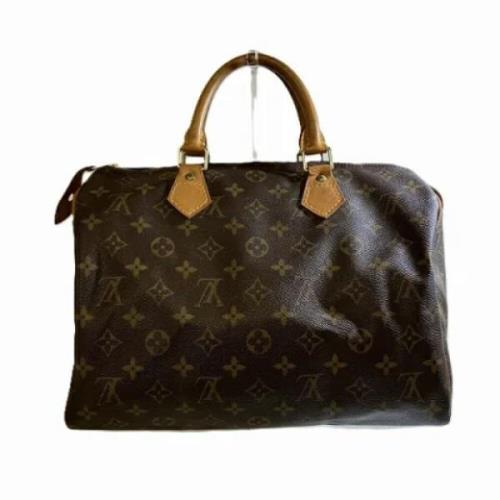 Louis Vuitton Vintage Pre-owned Canvas handvskor Brown, Dam