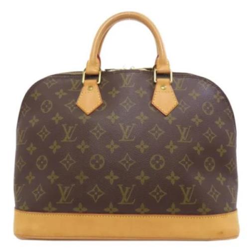 Louis Vuitton Vintage Pre-owned Canvas handvskor Brown, Dam