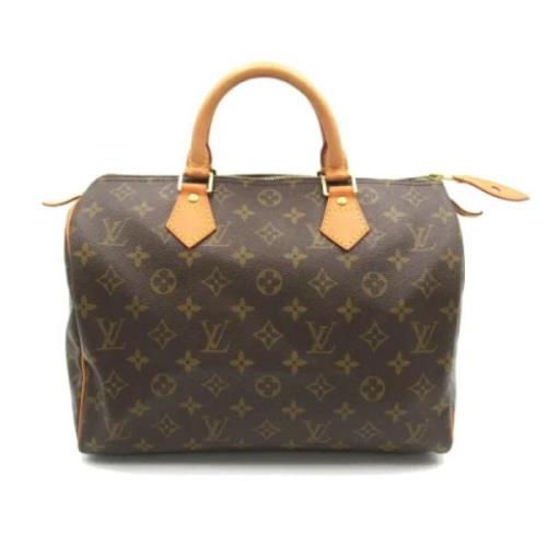 Louis Vuitton Vintage Pre-owned Canvas handvskor Brown, Dam