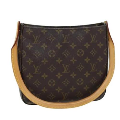 Louis Vuitton Vintage Pre-owned Canvas handvskor Brown, Dam