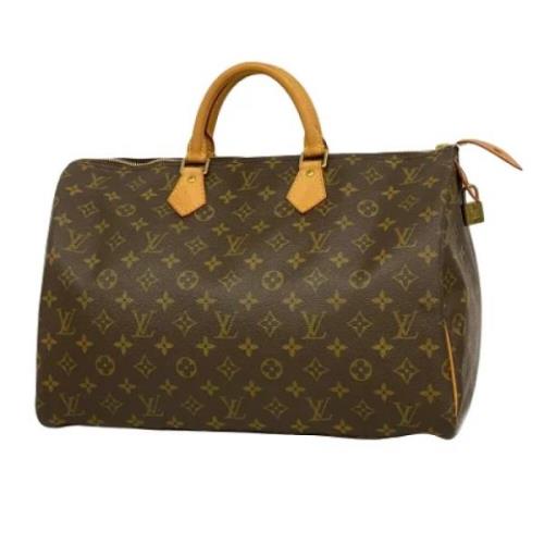 Louis Vuitton Vintage Pre-owned Canvas handvskor Brown, Dam