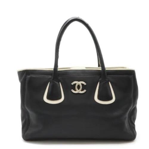 Chanel Vintage Pre-owned Laeder totevskor Black, Dam