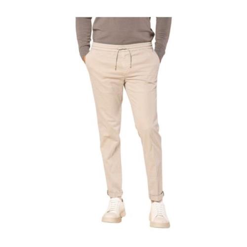 Mason's Stretch chino joggerbyxor regular fit Beige, Herr