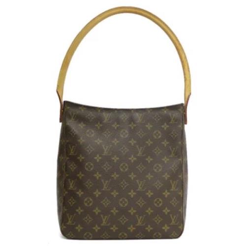 Louis Vuitton Vintage Pre-owned Canvas handvskor Brown, Dam