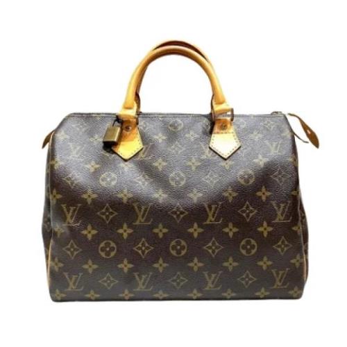 Louis Vuitton Vintage Pre-owned Canvas handvskor Brown, Dam