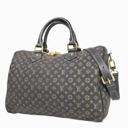 Louis Vuitton Vintage Pre-owned Canvas handvskor Gray, Dam