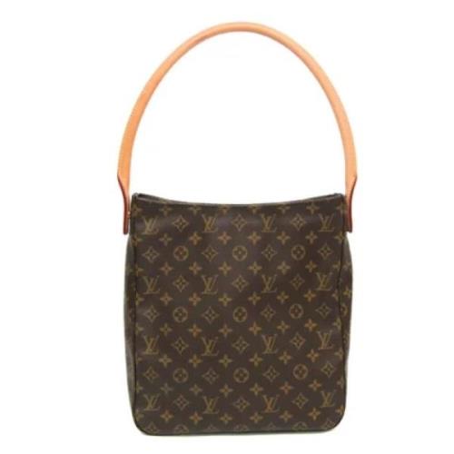 Louis Vuitton Vintage Pre-owned Canvas handvskor Brown, Dam