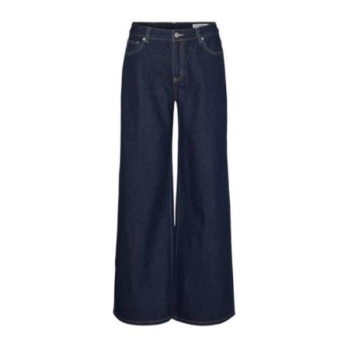 Vero Moda Vida Bootcut Jeans Blue, Dam