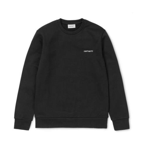 Carhartt Wip Script Broderi Sweatshirt Black, Herr