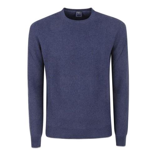 Fedeli Stiliga Sweaters Kollektion Blue, Herr