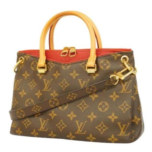 Louis Vuitton Vintage Pre-owned Canvas louis-vuitton-vskor Brown, Dam