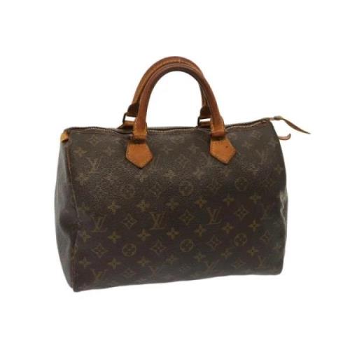 Louis Vuitton Vintage Pre-owned Canvas handvskor Brown, Dam