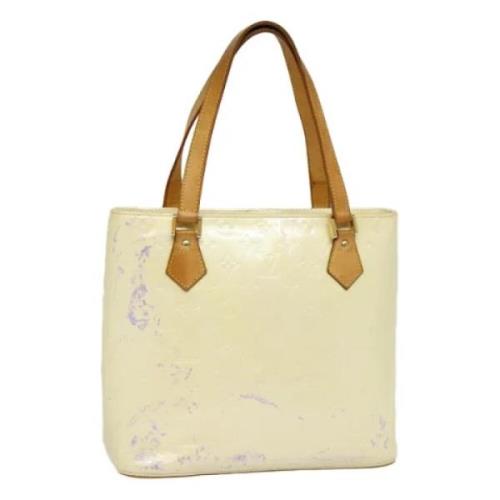 Louis Vuitton Vintage Pre-owned Laeder handvskor Beige, Dam