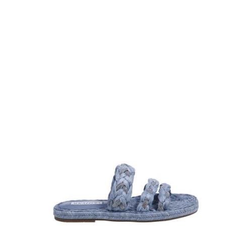 Aquazzura Costiera Espadrille Platta Skor Blue, Dam