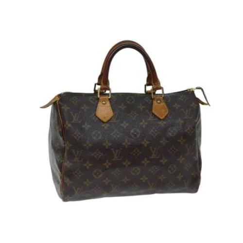 Louis Vuitton Vintage Pre-owned Canvas handvskor Brown, Dam