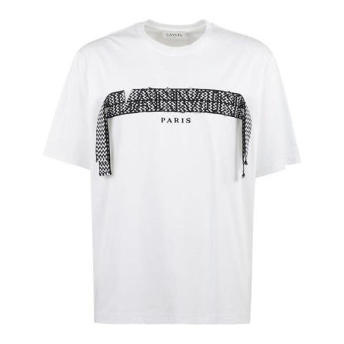 Lanvin Spets Curb T-shirt White, Herr