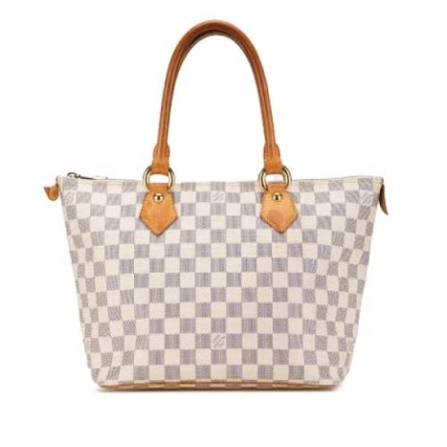 Louis Vuitton Vintage Pre-owned Canvas handvskor White, Dam