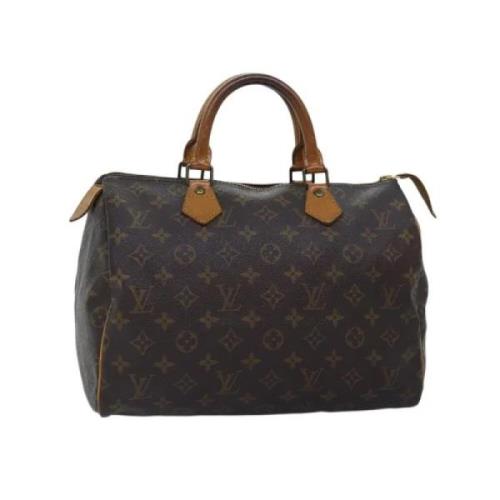 Louis Vuitton Vintage Pre-owned Canvas handvskor Brown, Dam