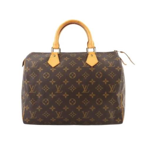 Louis Vuitton Vintage Pre-owned Canvas handvskor Brown, Dam