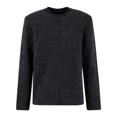 MM6 Maison Margiela Casual Crewneck Sweater Gray, Herr