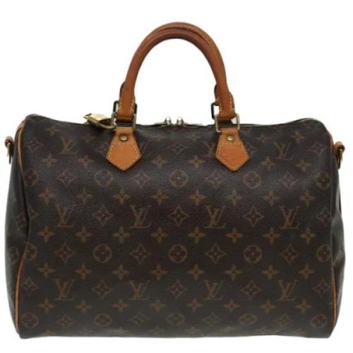 Louis Vuitton Vintage Pre-owned Canvas handvskor Brown, Dam