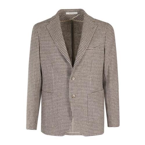 Tagliatore Montecarlo ULL Houndstooth Brown, Herr