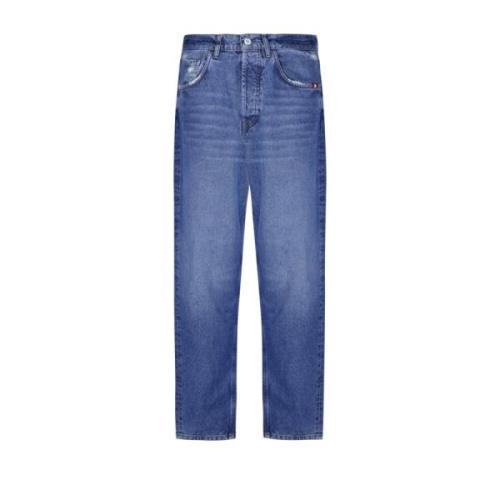 Amish Denim Jeans för Män och Kvinnor Blue, Herr