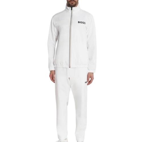 Hugo Boss Trendigt Joggingset Tratteo 2024 White, Herr