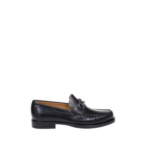 Salvatore Ferragamo Klassisk Svart Loafer Sko Black, Herr