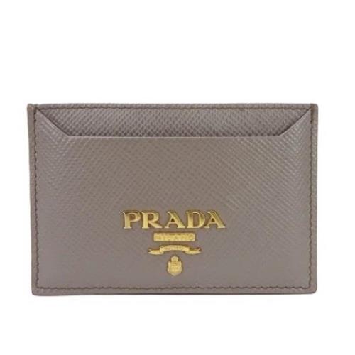 Prada Vintage Pre-owned Laeder plnbcker Beige, Dam