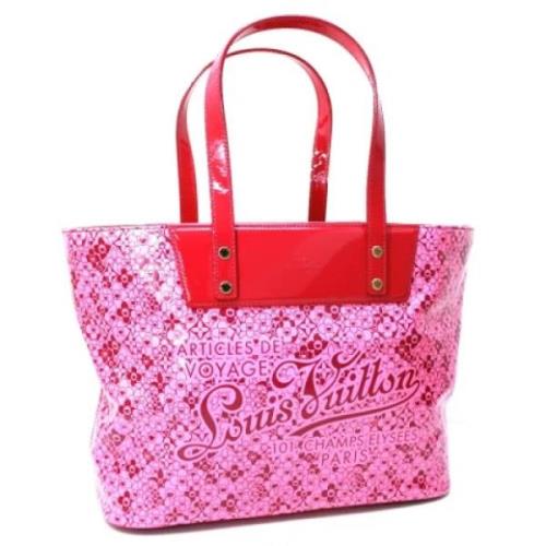 Louis Vuitton Vintage Pre-owned Tyg louis-vuitton-vskor Pink, Dam