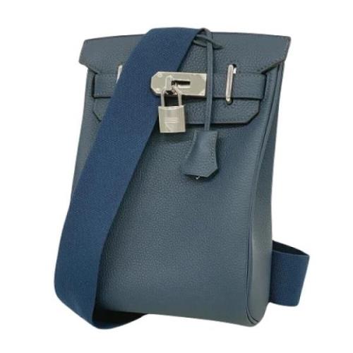 Hermès Vintage Pre-owned Laeder axelremsvskor Blue, Dam