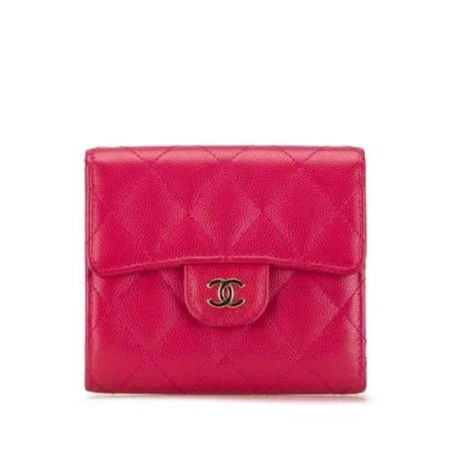 Chanel Vintage Pre-owned Laeder plnbcker Pink, Dam