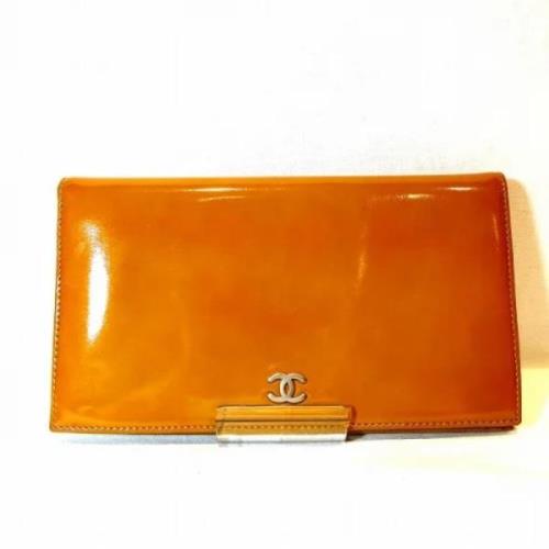 Chanel Vintage Pre-owned Laeder plnbcker Orange, Dam