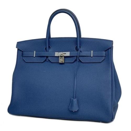 Hermès Vintage Pre-owned Laeder handvskor Blue, Dam