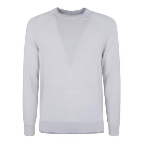 Eleventy Beige Grå Crew Neck Sweatshirt Gray, Herr