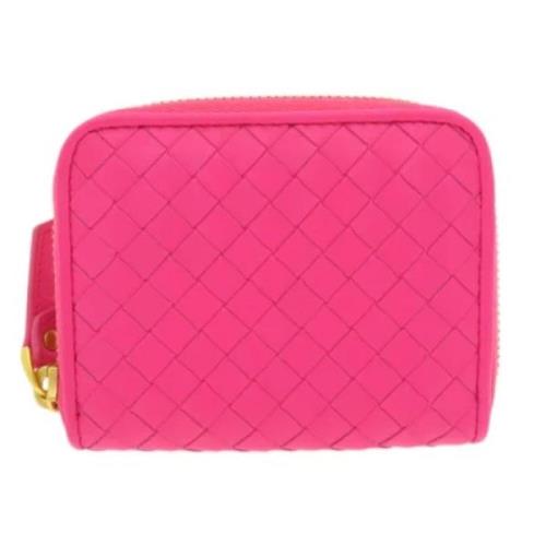 Bottega Veneta Vintage Pre-owned Laeder plnbcker Pink, Dam