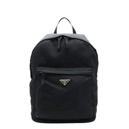 Prada Vintage Pre-owned Tyg prada-vskor Black, Dam